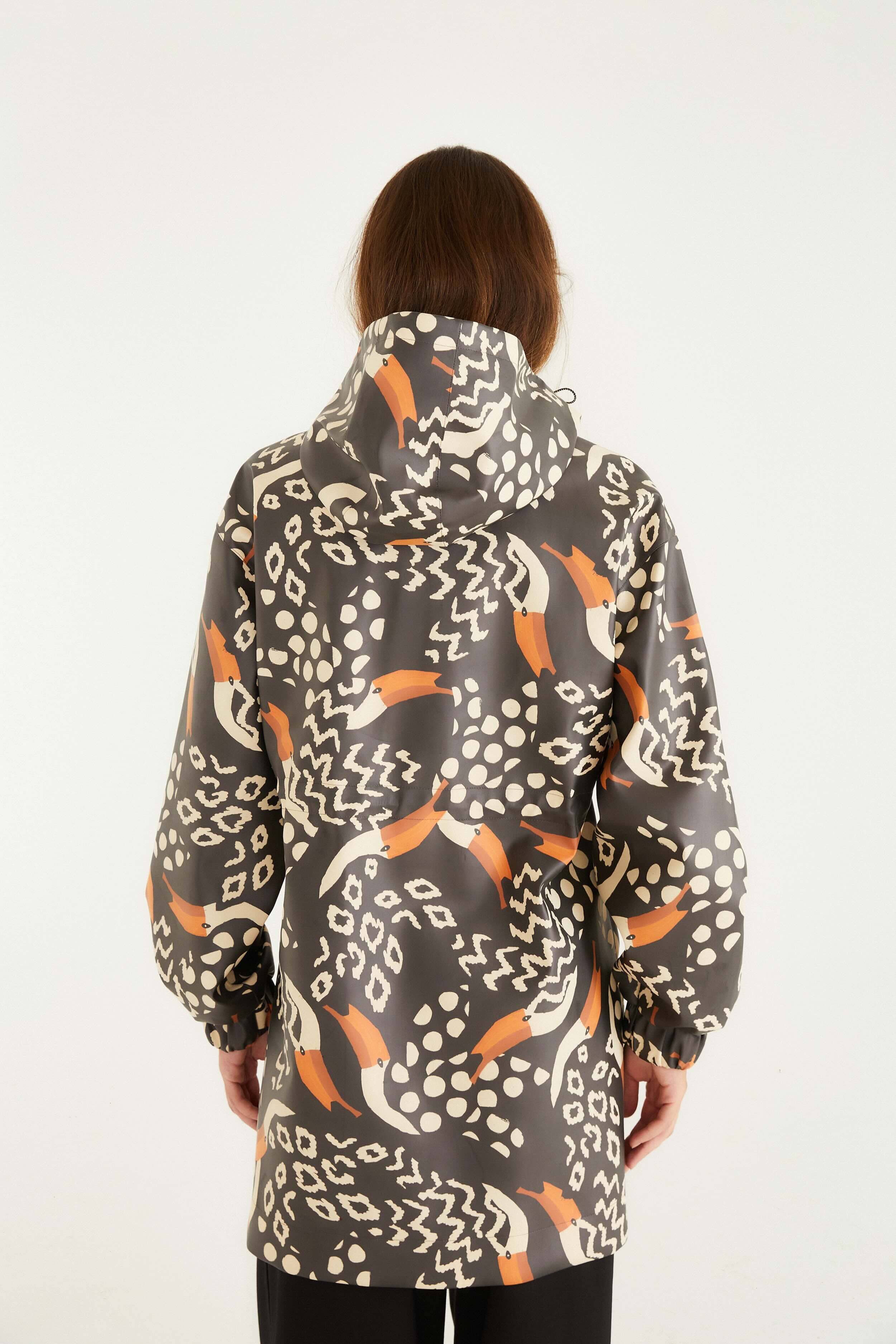 Black Tucanismo Raincoat